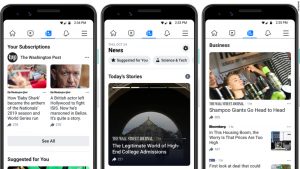 Facebook lance "Facebook News"