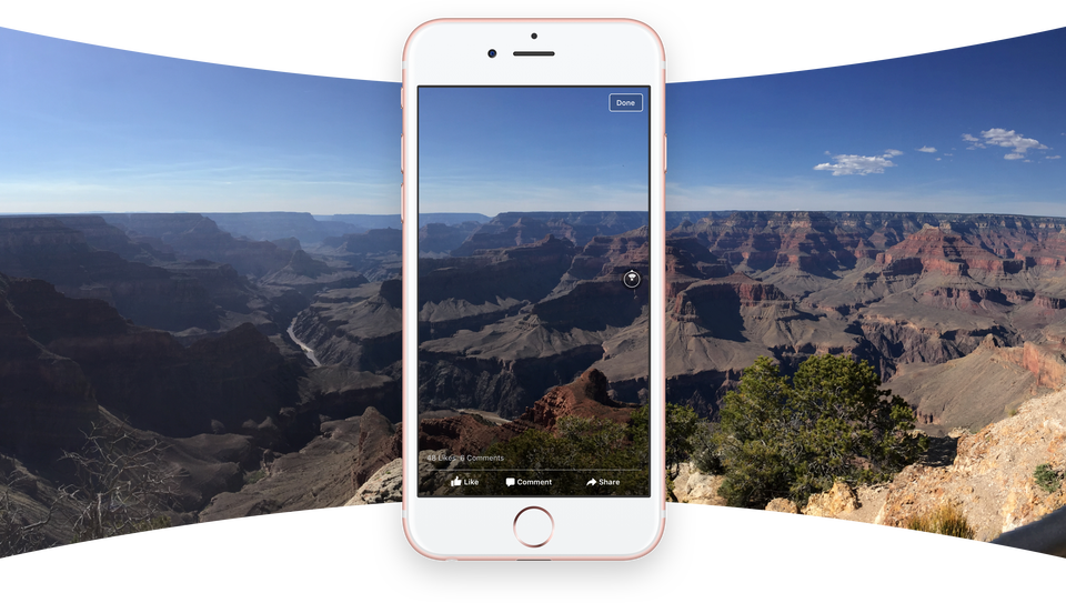 Facebook: il est désormais possible de publier un panorama 360° directement depuis l’app