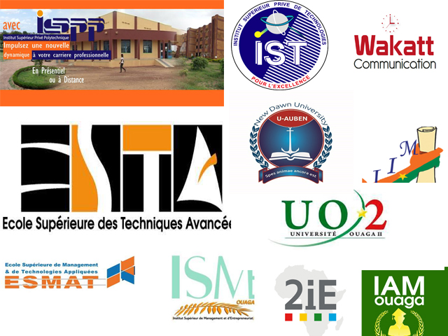 Communication social-média : Classement des universités et écoles dans l’enseignement supérieur au Burkina