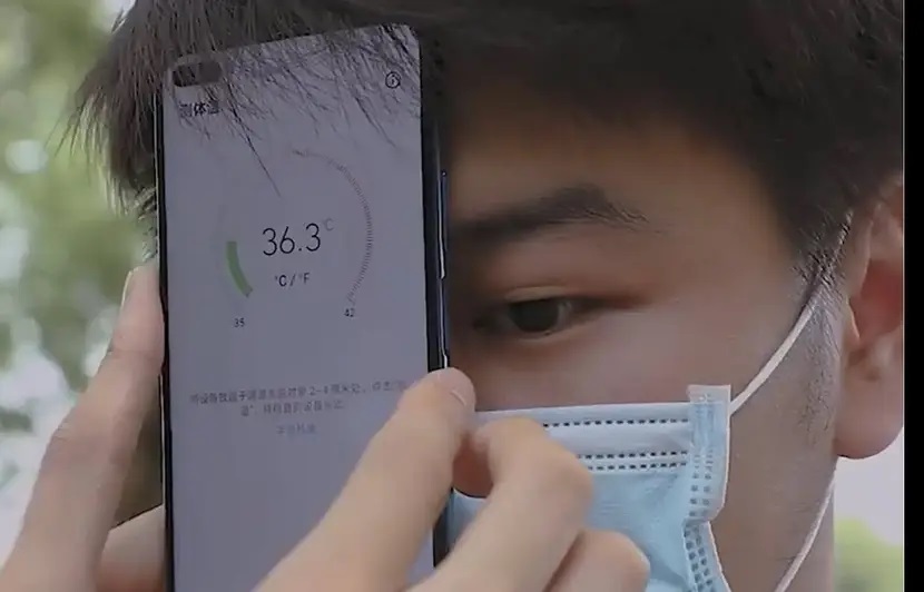 Un smartphone équipé d’un capteur…